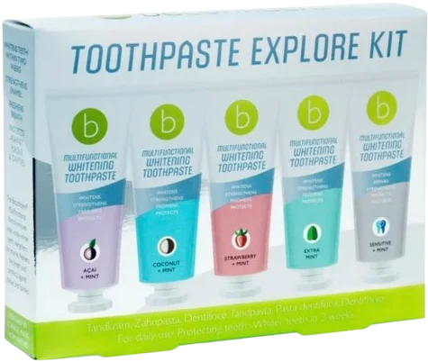 Beconfident Explore Kit Multifunctional Whitening Tandkrämer