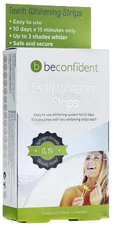 Beconfident Tandblekning X3 Strips (10 dagar)
