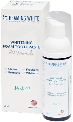 Beaming White Whitening Foam Toothpaste
