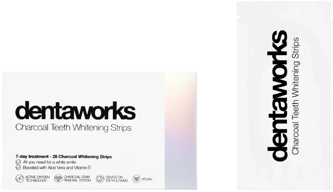 Dentaworks Charcoal Tandblekningsstrips