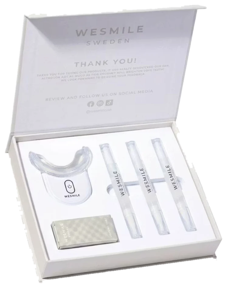 WeSmile Tandblekning Startkit